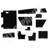 ER- CA904 Cab Interior Kit with Headliner - Black