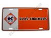 ACDBK-LP  Allis Chalmers License Plate