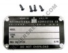 ER- IH289B Serial Number Tag