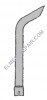 ER- MAX38318 Curved Chrome Exhaust Stack