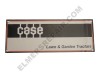 CASELGB-MBAN  Case L & G Tractors Mini Banner (Blk Stripe)