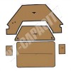 ER- CS1000H Cab Main Headliner Kit - Tan