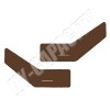 ER- C86DPB Cab Interior Door Panel Kit - Brown