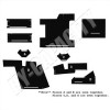 ER- CA903 Cab Interior Kit with Headliner - Black