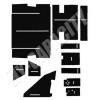 ER- C883 Cab Interior Kit without Headliner - Black