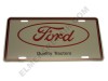 FORDR-LP Ford Tractors License Plate (Red)