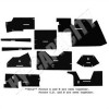 ER- CA702E Cab Interior Kit with Headliner - Black