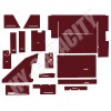 ER- C88M Cab Interior Kit without Headliner - Maroon