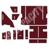 ER- C883M Cab Interior Kit without Headliner - Maroon