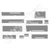 ER- CA9200 Cab Interior Kit without Headliner - Gray