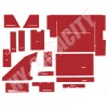 ER- C88R Cab Interior Kit without Headliner - Red